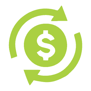 recycle money icon